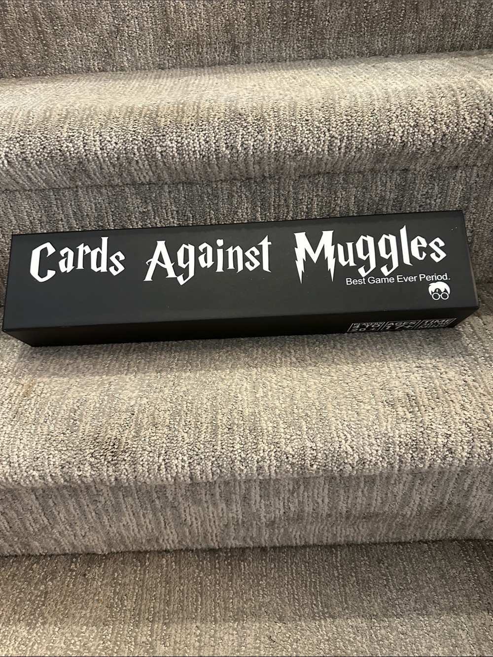 Cards Against Muggles Party Game - Black